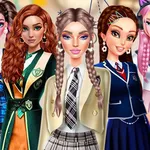 Explora uniformes escolares de todo el mundo en este creativo juego de moda. Gira la rueda para desbloquear nuevos estilos, mezcla y combina atuendos y…