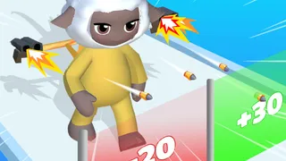 Guidez votre mouton agile à travers un parcours semé de portes numérotées et d'obstacles. Améliorez vos stats et visez le meilleur score dans ce runner…