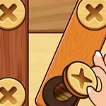 Mettez à l'épreuve vos compétences en résolution de problèmes dans ce jeu de puzzle en bois stimulant. Retirez stratégiquement les écrous et les boulons pour…