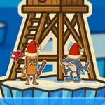 Défiez un ami dans une bataille de neige chaotique ! Esquivez des boules de neige géantes, poussez votre adversaire hors de la glace et soyez le dernier…