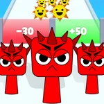 Guidez votre adorable équipe Sprunki à travers un parcours d'obstacles délicat. Agrandissez votre escouade en choisissant les bonnes portes et testez vos…