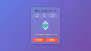 Frayez-vous un chemin vers la richesse dans Gem Clicker Pro. Accumulez des gemmes, investissez dans de puissantes améliorations et voyez votre fortune grandir…